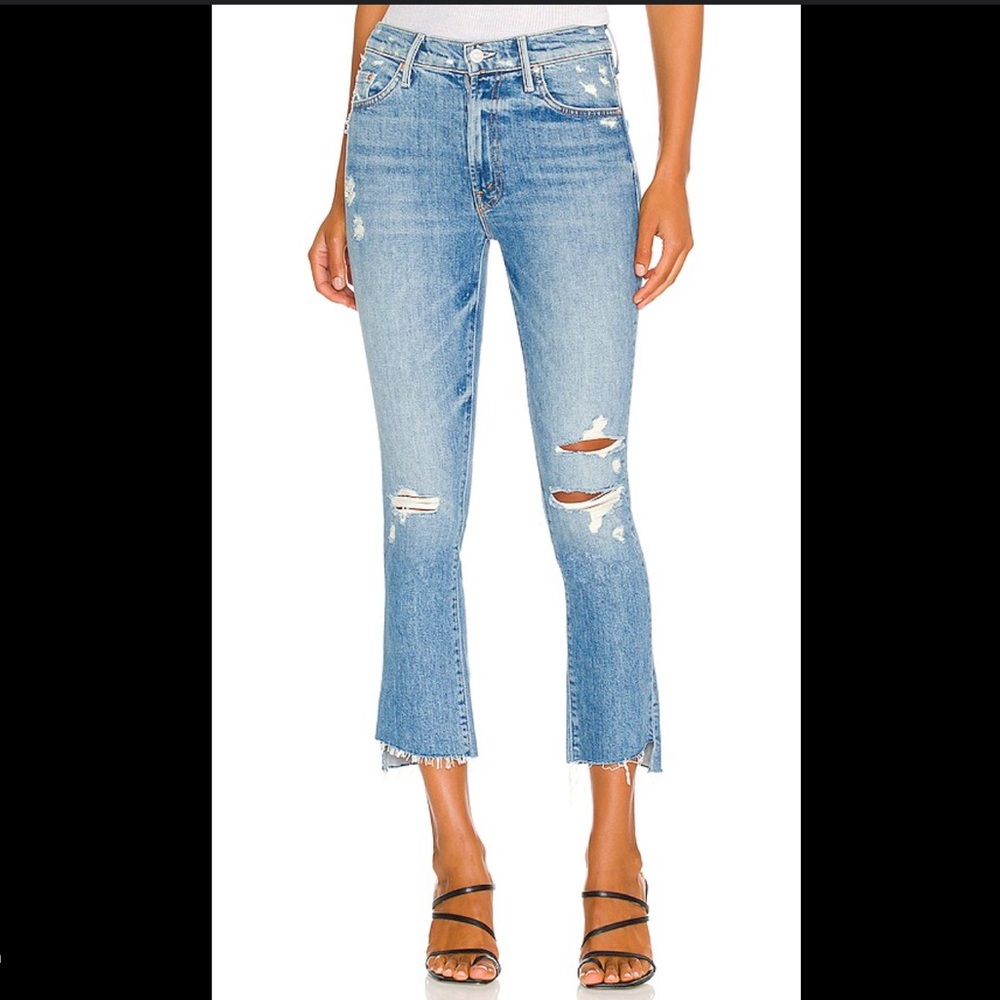 🆕MOTHER Insider Crop Step Fray
